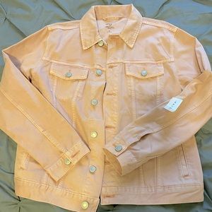 Pacsun pink oversized jean jacket